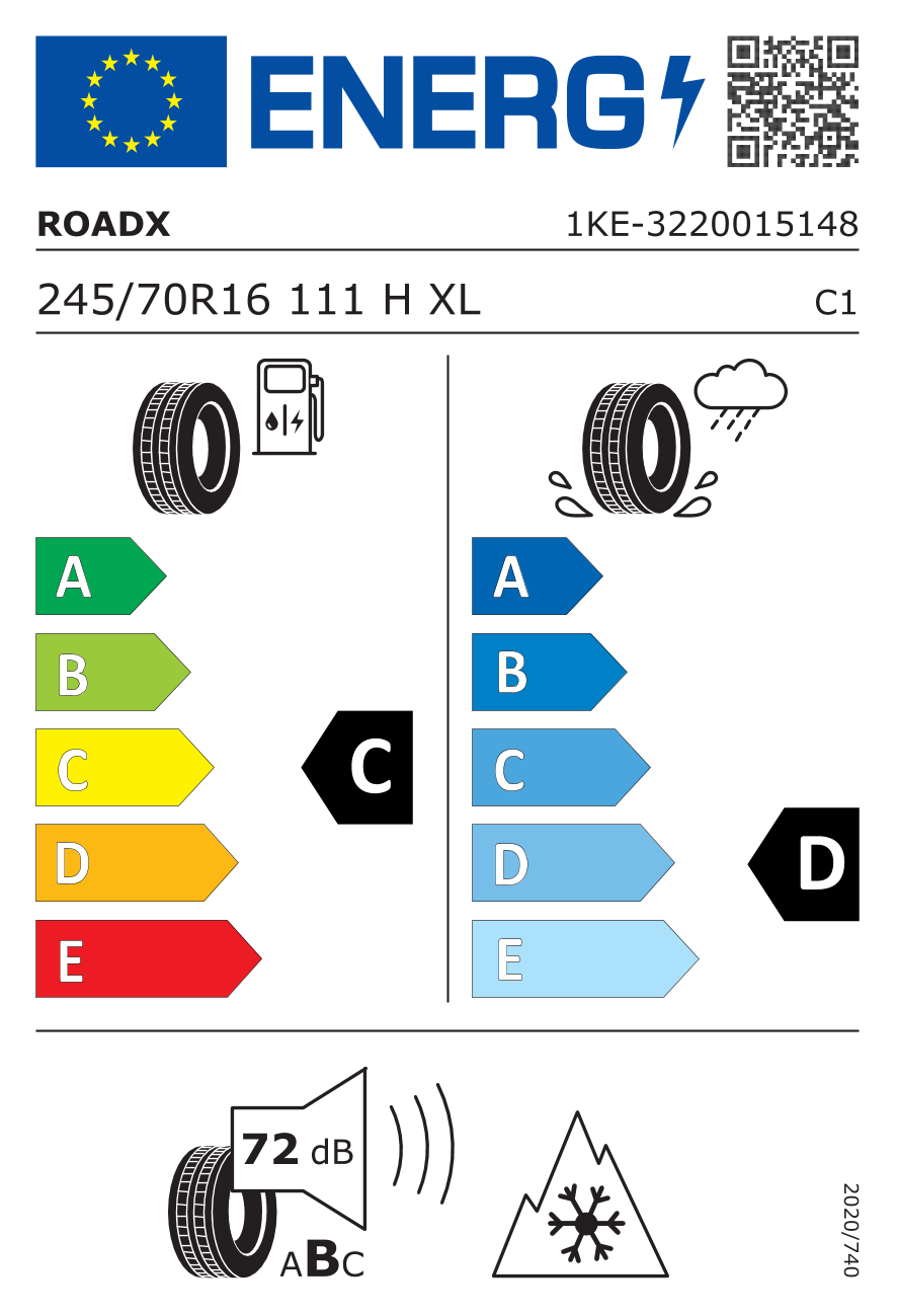 EPREL label 1427322