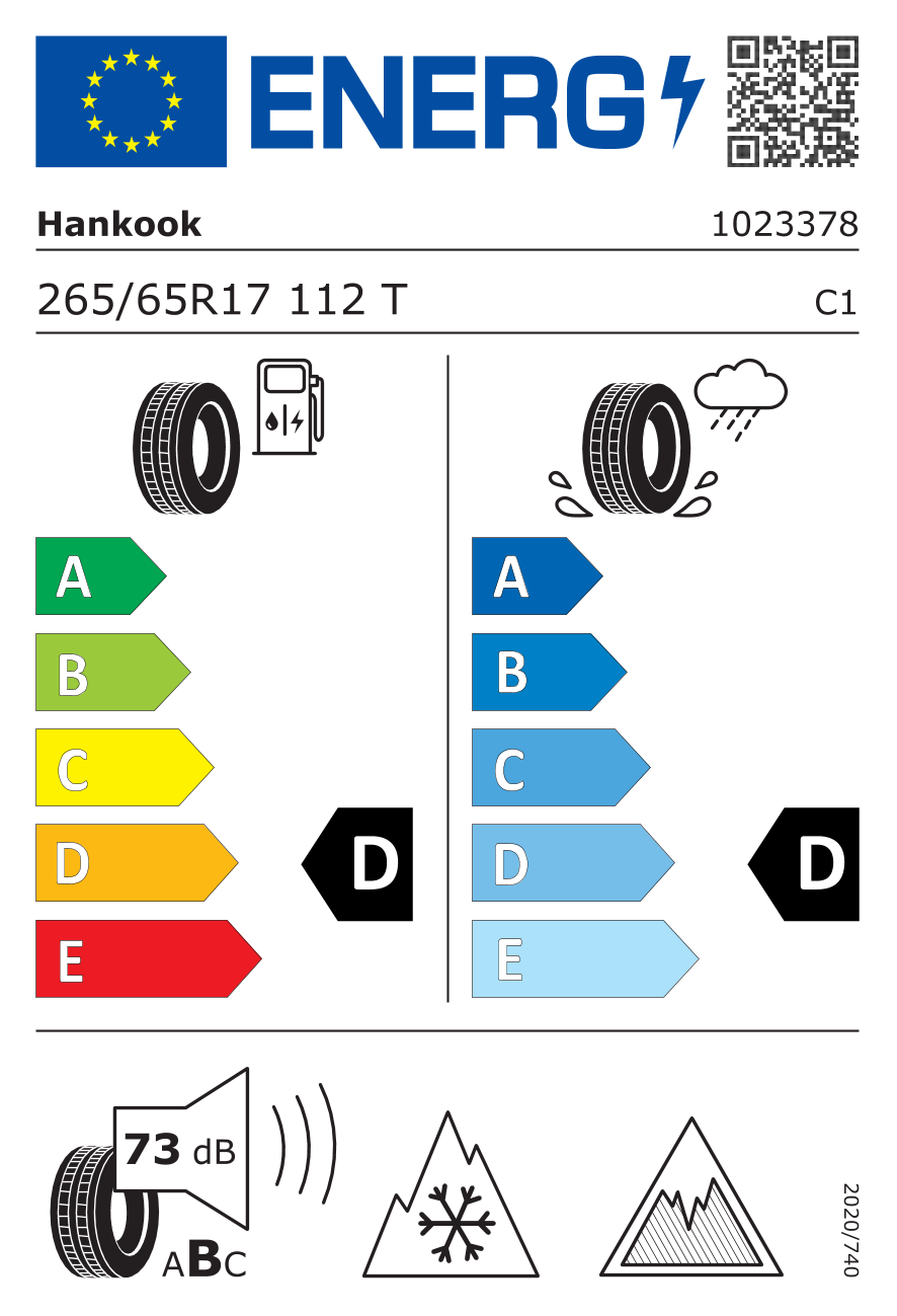EPREL label 498419